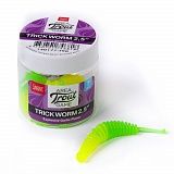 Слаги съедобные искусственные LJ Pro Series TRICK WORM 2,0in 5см 10шт. (чеснок) T90