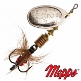 Блесна вращающаяся Mepps Aglia Mouche 2 #AG/RG 4.5gr Серебро/Красный