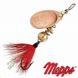 Блесна вращающаяся Mepps Aglia Mouche 0 #CU/RG 2.5gr Медь/Красный
