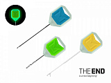 Набор инструментов DELPHIN T-END Grip Fluo Needle and Drill Set - 3шт.