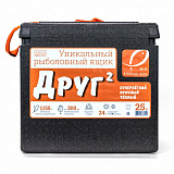 Рыболовный ящик Camping World Друг - 2 25л черный