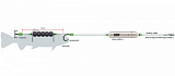 Готовые оснастки на сома MADCAT® ADJUSTA PROFI RIVER RIGS «DEAD BAIT» - L