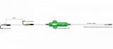 Готовые оснастки на сома MADCAT® SCREAMING PROFI RIVER RIGS «WORM & SQUID» - M