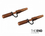 Клипса для грузил с конусом DELPHIN THE END Clip Heavy Duty  & Rubber / G-ROUND - 7 шт.