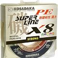 Леска плетен. Kosadaka "SUPER PE X8" 150м, multicolor