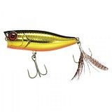 Поппер JACKALL Chubby Popper 42мм 3,2гр цв. hl gold & black Поппер JACKALL Chubby Popper 42мм 3,2гр цв. hl gold & black