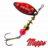 Блесна Mepps AGLIA LONGUE REDBO NR Чёрный №0 2,5гр