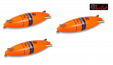 Поплавок с 4 шумовыми капсулами UNI CAT Quattro Rattle Subfloat / 10g / Fluo Red - 3шт.