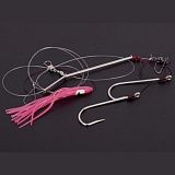 Оснастка морская AQUANTIC® Natural Bait & Big Fish System Rig - №6/0+12/0 / 0.60mm / 150cm