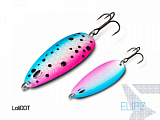 Блесна колеблющаяся DELPHIN ELIPZ FullSCALE Hook №2 / 7.5cm / 12g - LOLI DOT