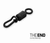 Вертлюг с застежкой DELPHIN THE END T-Lock - 10 шт.