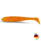 Виброхвост IRON CLAW Moby Softbaits SLIM JIM UV Non Toxic / 10cm / Dirty Carrot