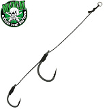 Готовая оснастка на сома MADCAT® A-STATIC CLONK TEASER RIG - 22cm / 10/0+8/0