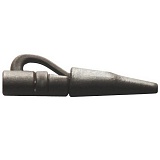 Клипса для грузил с конусом и стопором DELPHIN Lead Clip Pin / Green - 10шт.