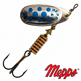 Блесна Mepps COMET DECOREE AG points bleus №4 8гр.