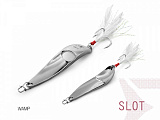 Блесна колеблющаяся DELPHIN SLOT Hook №4 / 7.6cm / 20g - WAMP