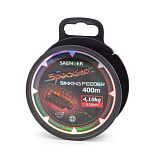 Леска фидерная SAENGER Specialist Sinking FEEDER - 0,18mm / 4,10kg / 400m - Fire Red Transparent