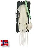 Оснастка морская AQUANTIC® Flashlight Giant Rig - №10/0 + 12/0 / 70cm / 1.2mm