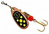 Блесна Mepps COMET BLACK FURY CU FLUO CHART №2 4,5гр