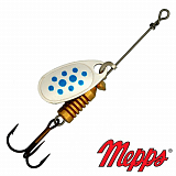 Блесна Mepps COMET DECOREE AG points bleus № 00 1,5гр.