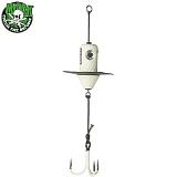 Блесна вертикальная MADCAT® A-STATIC SILENT TEASER Treble Hook - 100g - GLOW-IN-THE-DARK