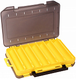 Коробка Kosadaka TB-S31D-Y, 20*13.5*3.5см для воблеров, двухсторонняя, жёлтая