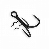 Крючки тройные MADCAT® A-STATIC SHAD T-TREBLE 4X - №3/0 - BLACK - 4шт.