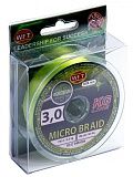 Леска плетёная WFT KG MICRO BRAID Chartreuse 150/0040