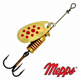 Блесна Mepps COMET DECOREE OR points rouge № 00 1,5гр.