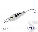 Блесна колеблющаяся Delphin EYER Spoon / 3,0g - ZEBRA