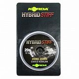 Шок-лидер плетеный KORDA Hybrid Stiff Gravel brown 20lb 15м