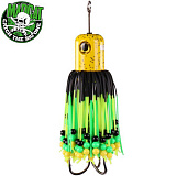 Блесна вертикальная MADCAT® CLONK TEASER THE ORIGINAL Treble Hook №3/0 - 150g - YELLOW