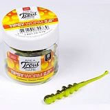 Слаги съедобные искусственные LJ Pro Series TIPSY WORM  2,8in (07.12)/8шт. T79
