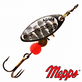 Блесна Mepps AGLIA LONGUE RAINBO NR чёрный №0 2,5гр.