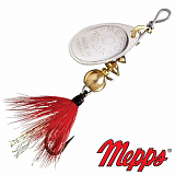 Блесна вращающаяся Mepps Aglia Mouche 0 #AG/RG 2.5gr Серебро/Красный