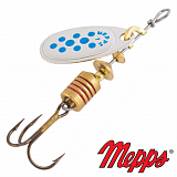 Блесна Mepps COMET DECOREE AG points bleus № 1 3,5гр.