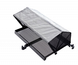 Столик с тентом и креплением к платформе Flagman side tray with tent 670x510mm D36mm