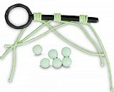 Стопорный узел с бусинаой UNI CAT Giga Rubber Line XL / 3+6 BeadsStops