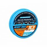 Готовые поводки Flagman SHERMAN PRO WIDE GAPE READY RIG 80cm
