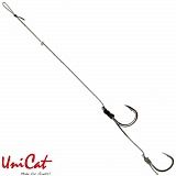 Готовые оснастки на сома UNI CAT HAIR Rig №2/0 + 1/0 - 120cm / 67kg