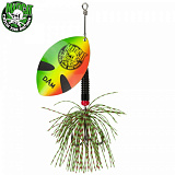 Блесна вращающаяся MADCAT® BIG BLADE SPINNER - 55g - FIRE TIGER