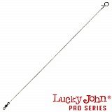 Поводки Стальные Lj Pro Series Micro Jig оснащенные вертлюгом и застежкой Нахлыстовый 2.8Кг 25См, 1Х19 2шт
