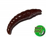 Мягкая приманка Trout Zone Paddle 1.6" 50мм Сыр цв.Chocolate