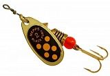 Блесна Mepps COMET BLACK FURY OR JAUNE №2 4,5гр