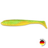 Виброхвост IRON CLAW Moby Softbaits SLIM JIM UV Non Toxic / 7cm / Real Fire Tiger - 2шт.