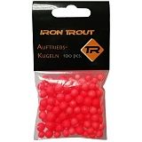 Шарики плавающие IRON TROUT Buoyancy Ball / 6-10mm - Red - 100шт.