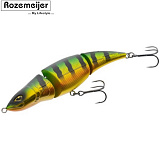 Воблер ROZEMEIJER FATAL JR. Slow Sinking - 13cm - 39g / 0.3 - 0.8m / Chrome Perch