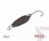 Блесна колеблющаяся Delphin MAGO Spoon / 2,0g - TROUT