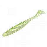 Виброхвост Rhythm Wave 3,8" 97мм (7 шт.) chartreuse back shad