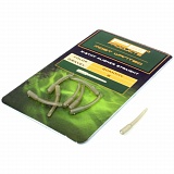 Трубка для крючка PB Products X-Stiff Aligners Straight / 8шт. Gravel